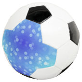 A soccer ball design featuring white and black  (3/4)