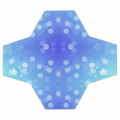 A soccer ball design featuring white and black  (Plat)