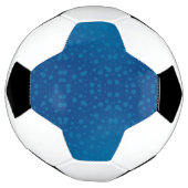 A soccer ball design with black and white (Tourné)