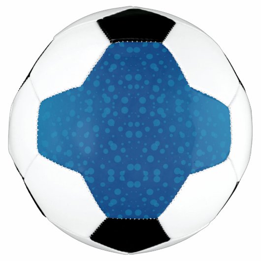 A soccer ball design with black and white (Devant)