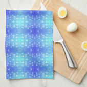 A soft blankets displayed in horizontal theedoek (Quarter Fold)