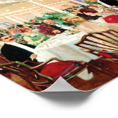 A Soirée | Victor Gabriel Gilbert Poster (Hoek)