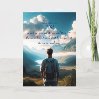 A SON BIRTHDAY CARD BEDANKKAART