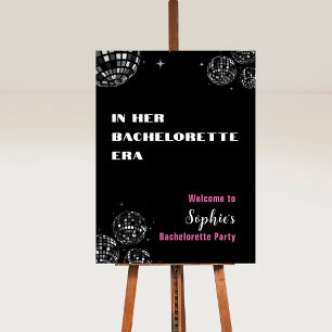 À son époque Bachelorette Affiche de bienvenue