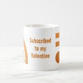 A souscrit votre tasse de point de coeur de (Centre)
