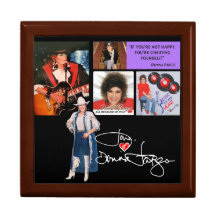 Boîte de conservation en bois Donna Fargo