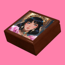 Élégante boîte de garde de bijoux en bois