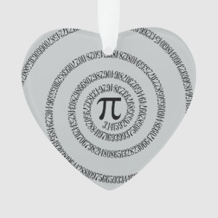 A sPIral voor Pi klikt aanpast Grijze Kleur van de Ornament