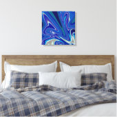 A Splash of Blue  16x16 Canvas Afdruk (Insitu (Slaapkamer))