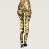A Splash Of Golden Brown Leggings (Achterkant)