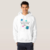 "A splash of joy" hoodie for men (Voorkant volledig)