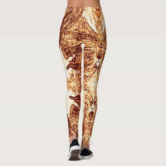 A Splash Of Orange Leggings (Achterkant)