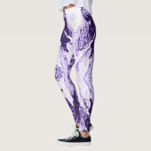 A Splash Of Purple Leggings (Links)