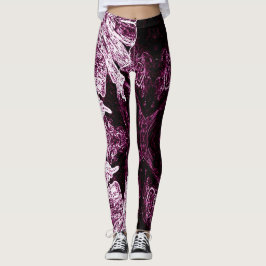 A Splash Of Rose Pink 2 Leggings