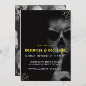 A spooky Halloween invitation fe Kaart (Voorkant / Achterkant)