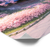 A Springtime Stroll, Cherry Blossom Beauty Poster (Hoek)