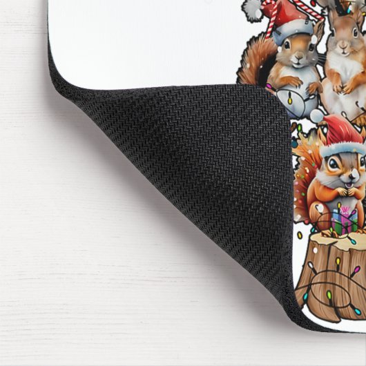 A Squirrel Christmas Tree Lights Forest Animal Lov Muismat (Hoek)