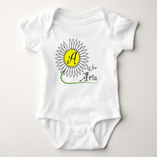 A staat voor Aria Daisy Romper (Voorkant)
