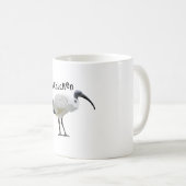 A staat voor Australian White Ibis Koffiemok (Voorkant rechts)