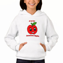 A staat voor Geweldige Apple Kinder Alphabet Desig