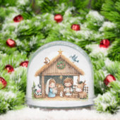 A Stable Full of Joy Sneeuwbol (Kerstmis)