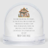 A Stable Full of Joy Sneeuwbol (Achterkant)