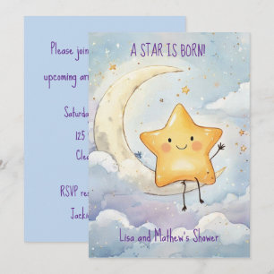 A Star is Born Baby Digitale Download Uitnodiging