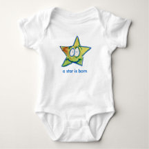 "A Star is Born" Baby Jersey Bodysuit