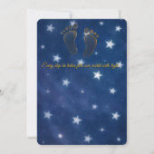 A Star is Born Baby shower Invite Kaart (Achterkant)