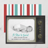 A Star is Born TV Baby Geboorteaankondiging Foto Aankondiging (Voorkant / Achterkant)