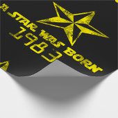 A Star werd in 1983 geboren als Yellow Star Cadeaupapier
