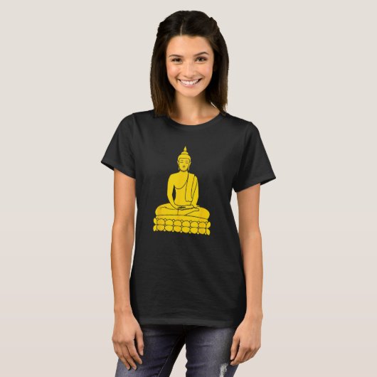 A statue of Buddha T-shirt (Voorkant volledig)