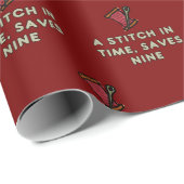 A Stitch In Time Cadeaupapier (Rol Hoek)