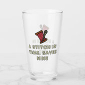 A Stitch In Time Glas (Achterkant)