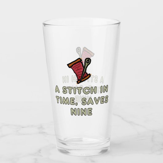 A Stitch In Time Glas (Voorkant)