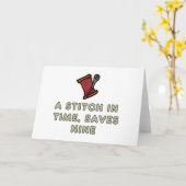 A Stitch In Time Kaart (Gele Bloem)