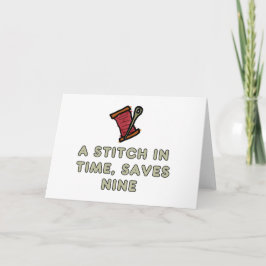 A Stitch In Time Kaart