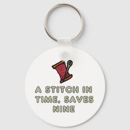 A Stitch In Time Sleutelhanger