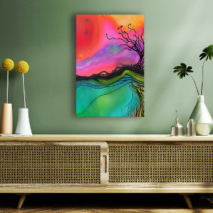 A-structuur Canvas Afdruk