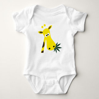 A stunned giraffe romper
