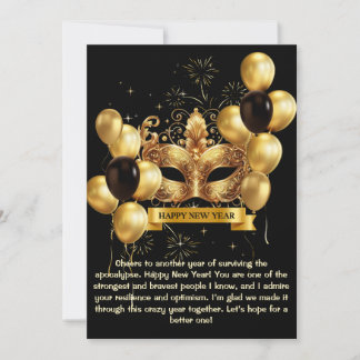 A STUNNING AND SOPHISTICATED NEW YEAR’S FEESTDAGENKAART