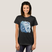 A Stunning Blue Heron Portrait T-shirt (Voorkant volledig)