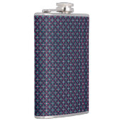 A stylish flask with a geometric pattern heupfles (Rechts)