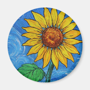 A Sunflower Magnet Magneet