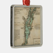 A Survey of Lake ChamPlain Metalen Ornament (Rechts)