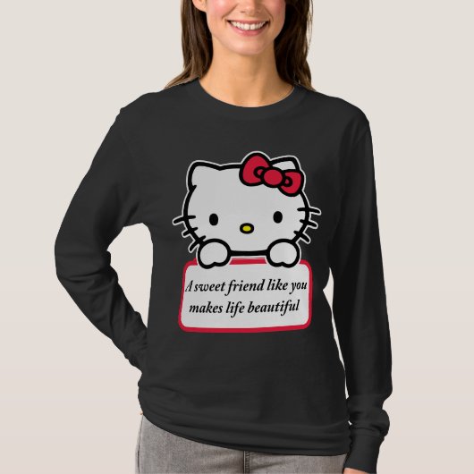 A Sweet Friend Like You - Heartfelt Quote T-Shirt (Voorkant)