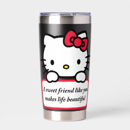 A Sweet Friend Like You - Heartfelt Quote T-Shirt Geïsoleerde Drinkbeker