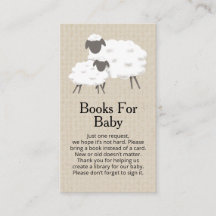 A Sweet Little Lamb Books voor Baby Enclosure Kaar