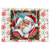 A Sweet Old-Fashioned Christmas | Mr and Mrs Claus Groot Cadeauzakje (Achterkant)