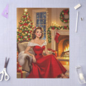 A Sweet Vintage Christmas  Tissuepapier (Craft)